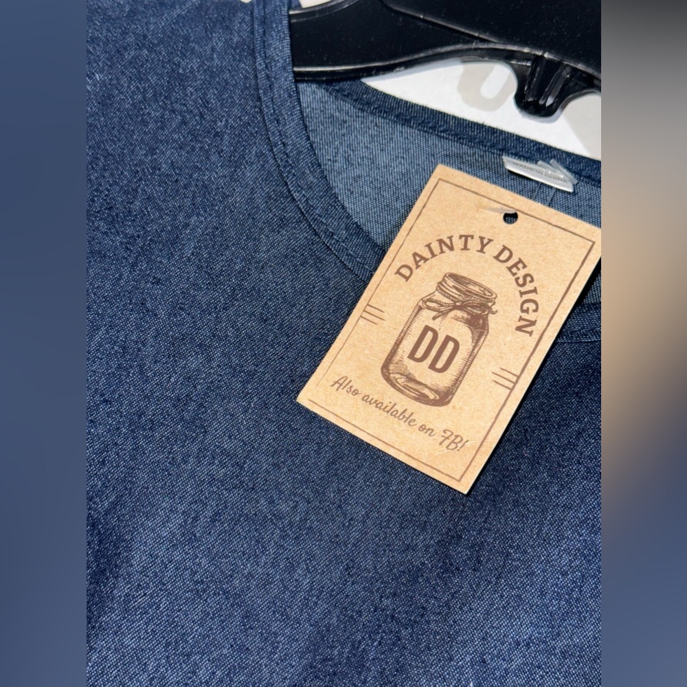 5t girls blue Jean dress - Picture 3 of 4